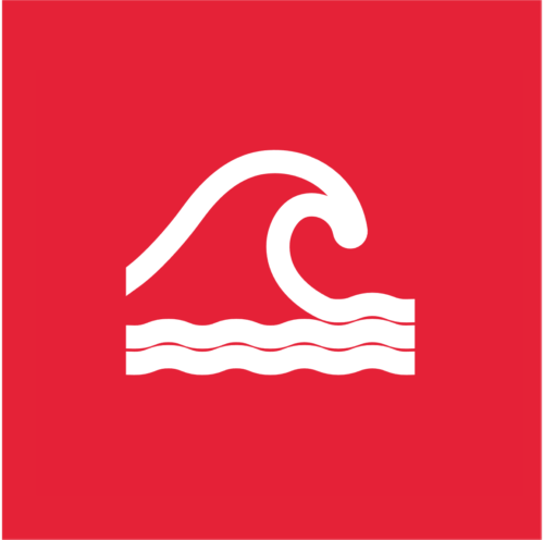 icon with water waves on it